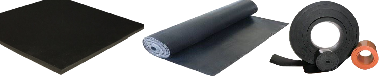 rubber sheet, rubber roll, rubber strip