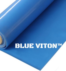 blue viton rubber sheet